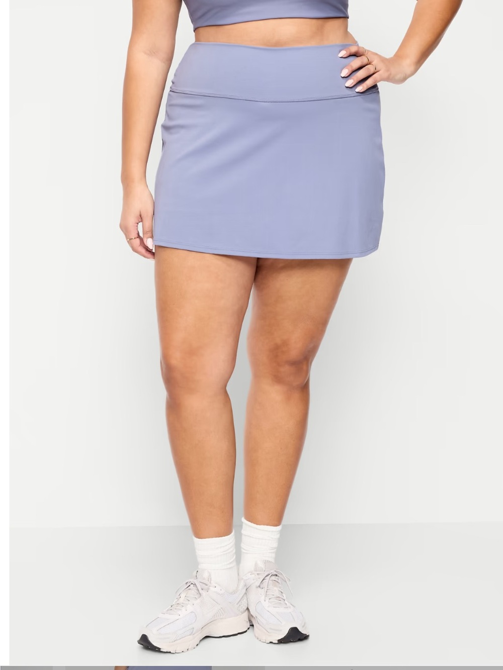 Old Navy Lavender Active High-Rise Skirt with Built-In Shorts